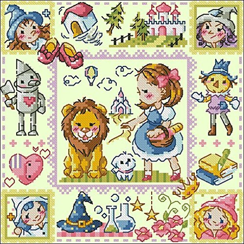 Amazon | 3204クロスステッチ 刺繍キット世界のおとぎ話 オズの